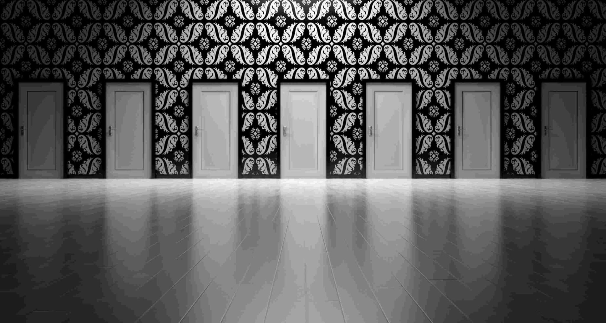 Multiple doors (therapies) to choose from.