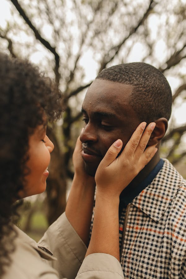 A couple in a happy relationship