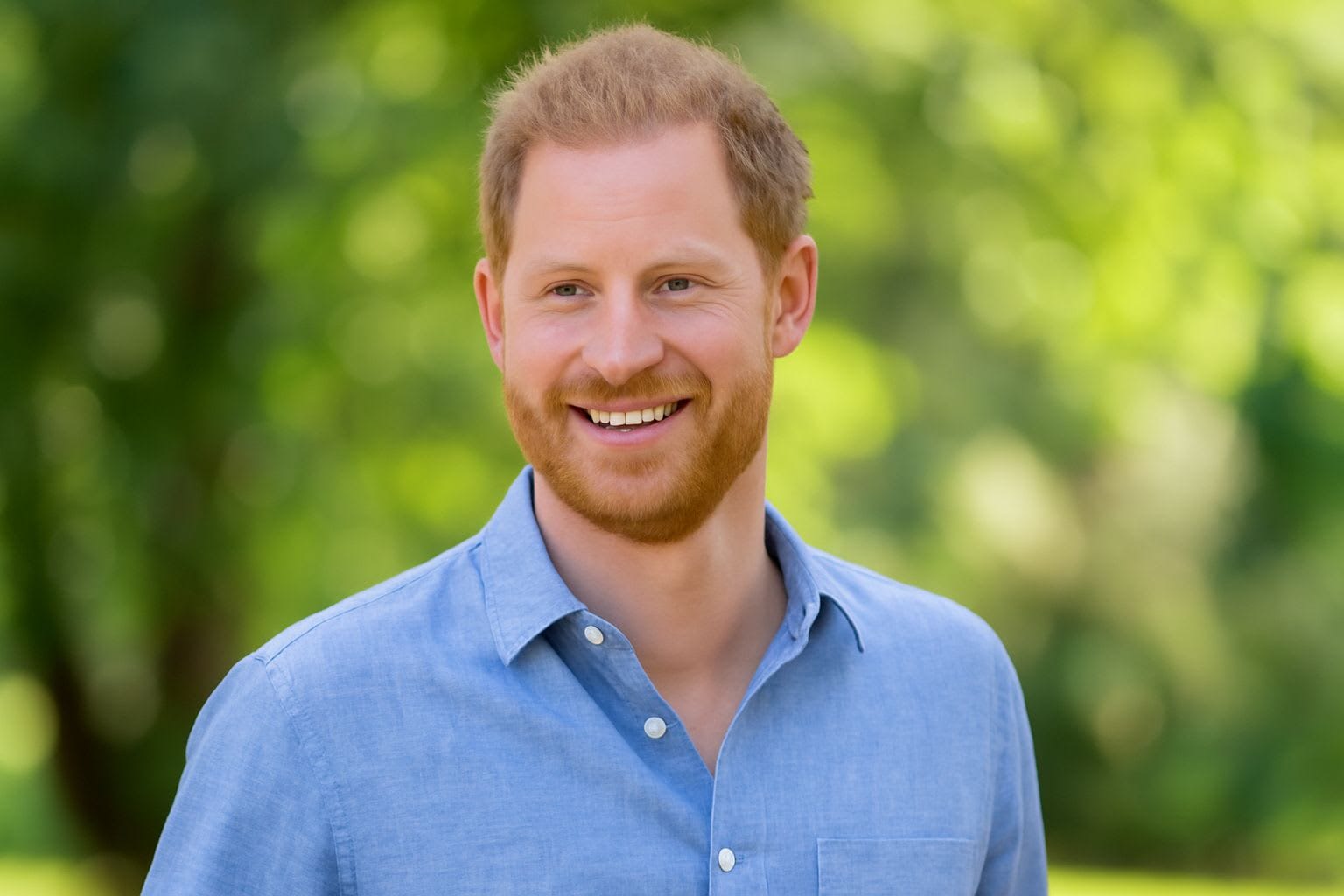 Prince Harry in a natural setting