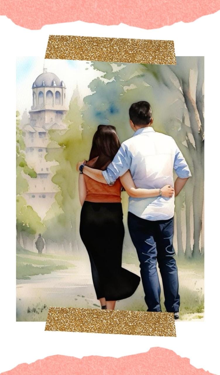 “Love does not consist of gazing at each other, but in looking outward together in the same direction.”