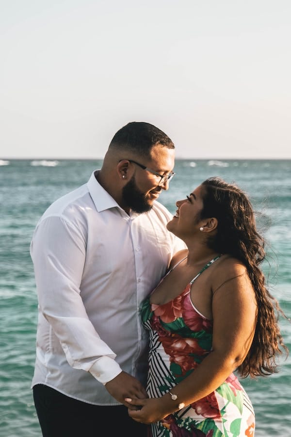 A genuinely happy couple