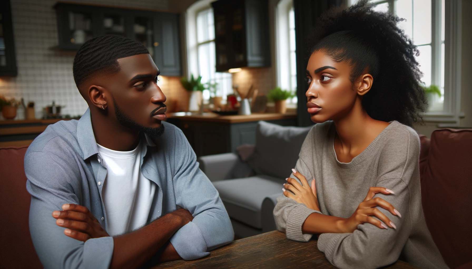 A QUARRELLING COUPLE