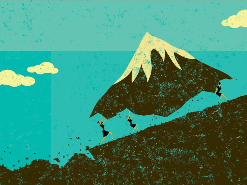 The secret of Superheroes and ordinary mountain movers;  they not only tap a force within themselves and wear the cape of personal agency, they surround themselves with supportive others, ever ready and present to help them tie on their cape and watch them soar.