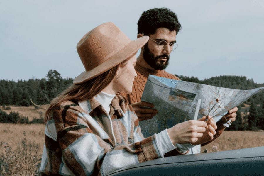 Couple Navigating