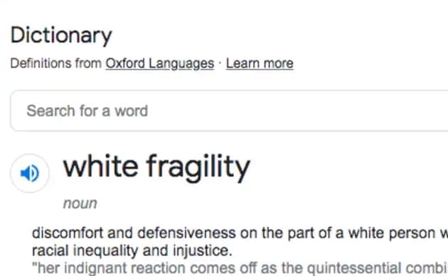 White fragility defined