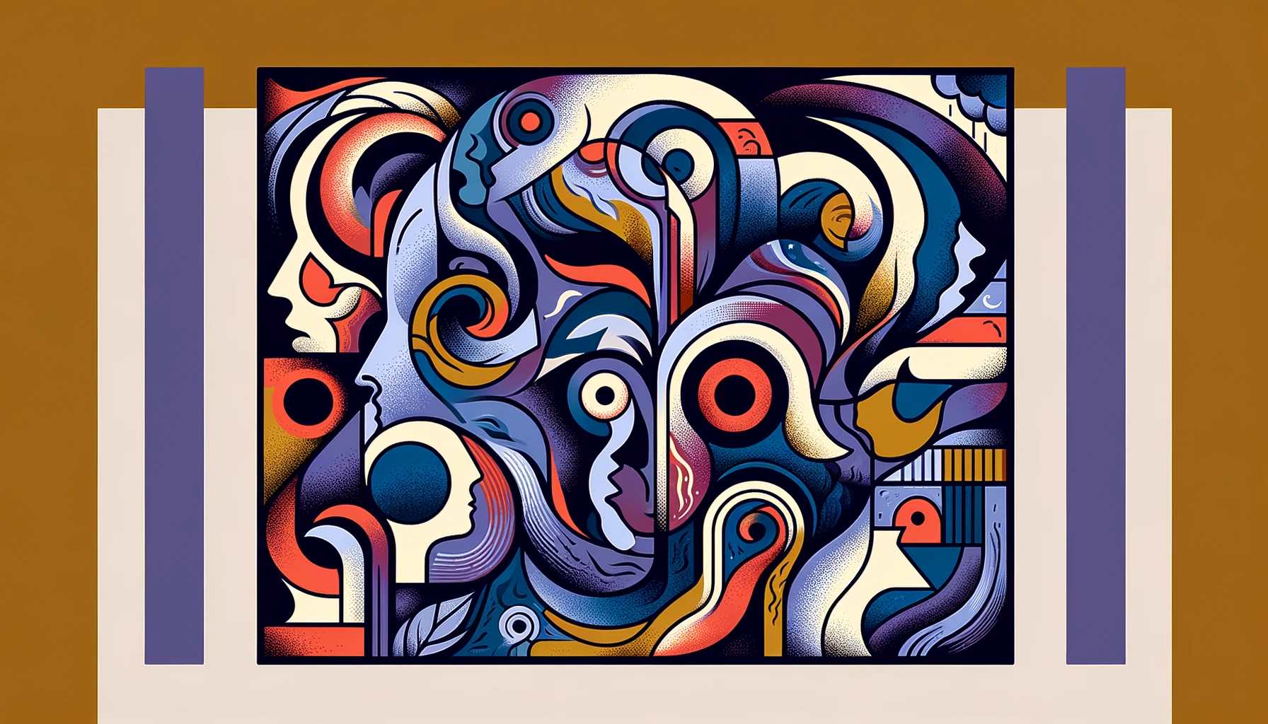 Psychoanalytic psychotherapy vector style representation