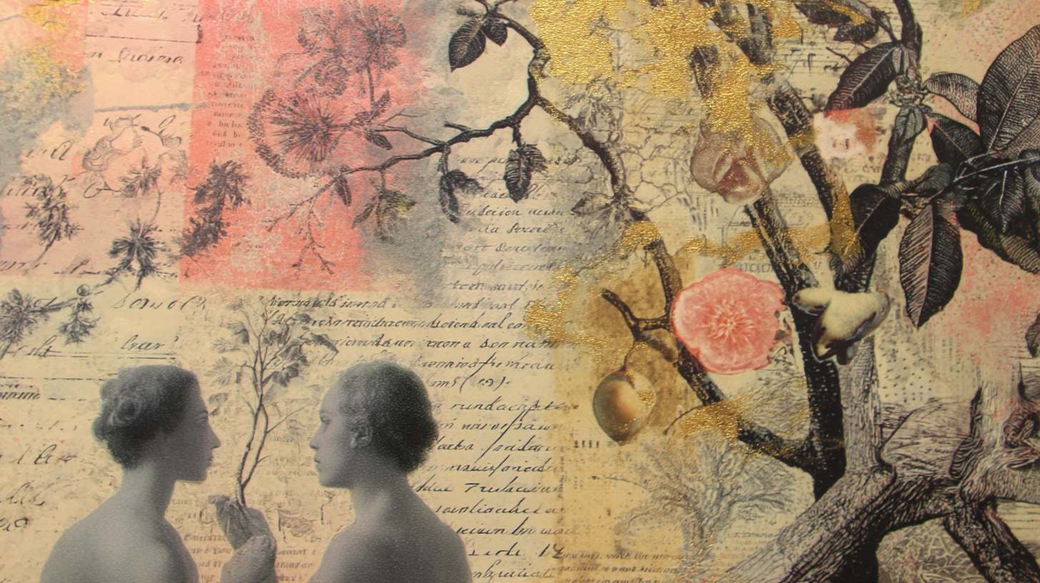 Collage of feminine cultivation