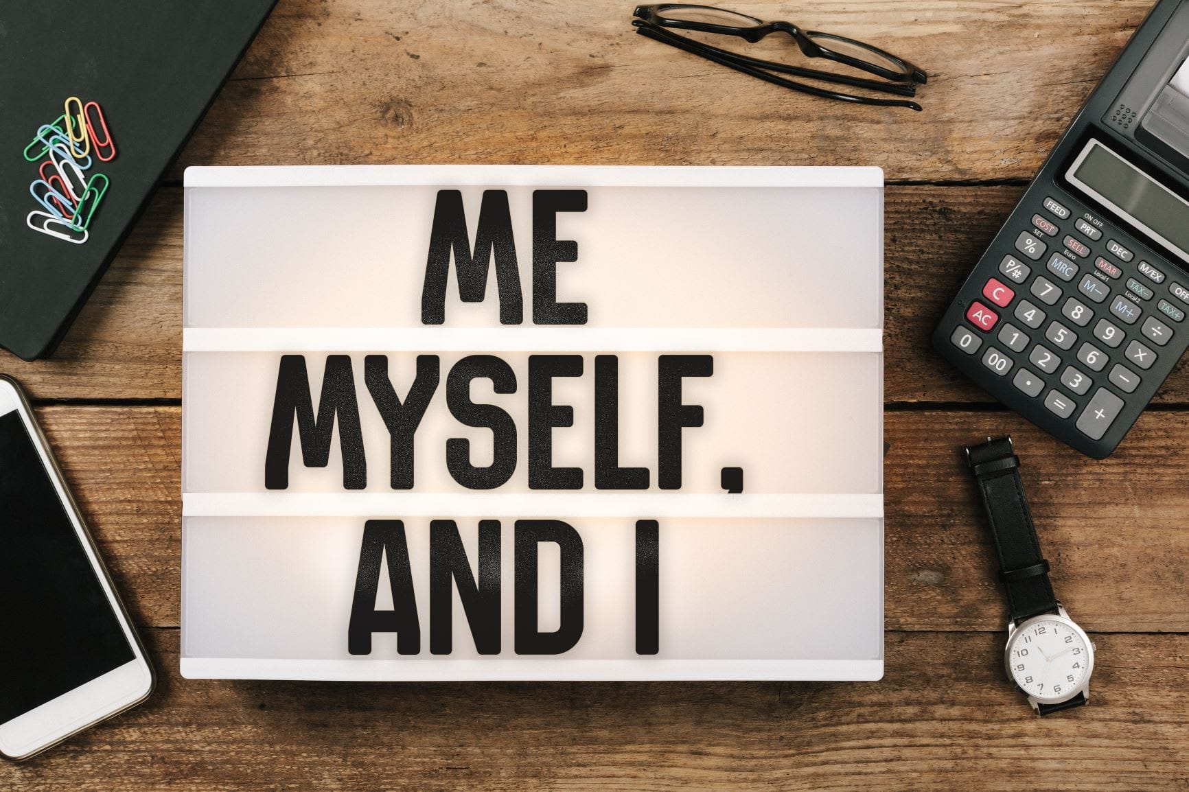 Am I a narcissist? Me Myself and I.