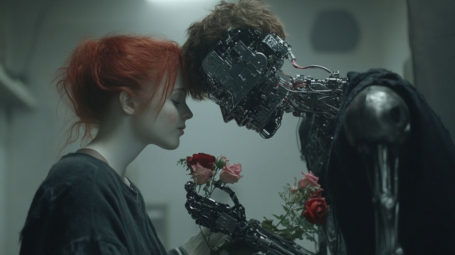 machine and human in love