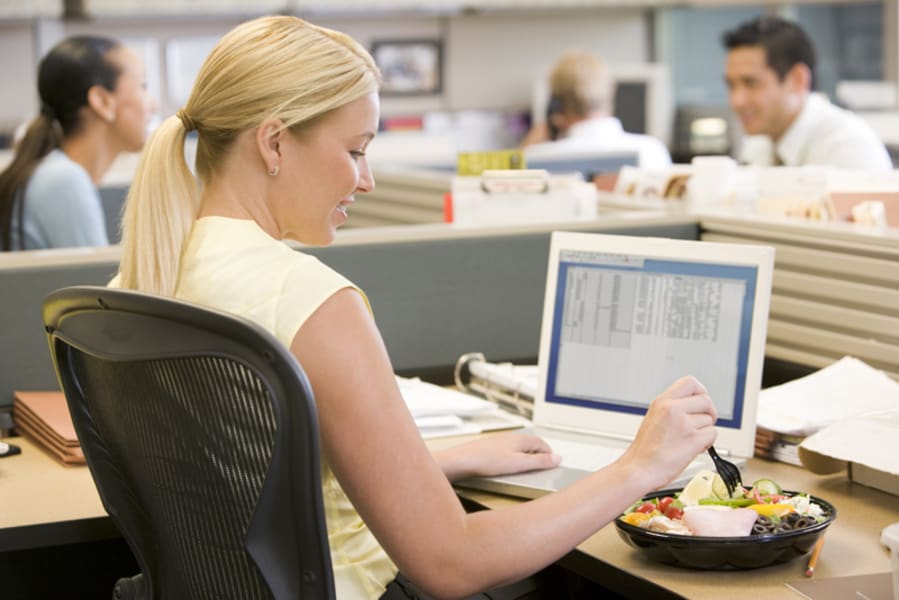 Healthy at a Desk Job