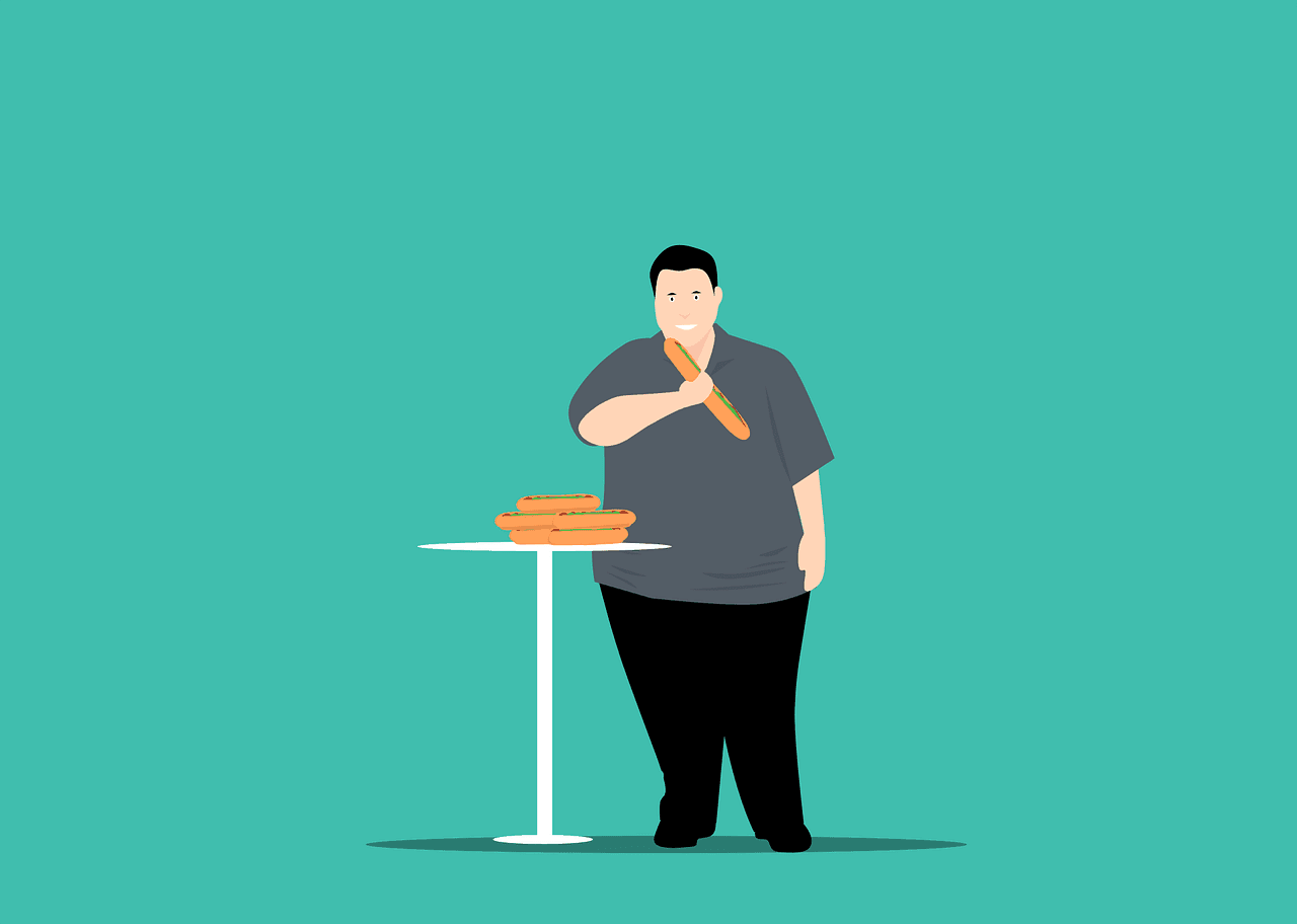 Symbolic image for binge eating disorder